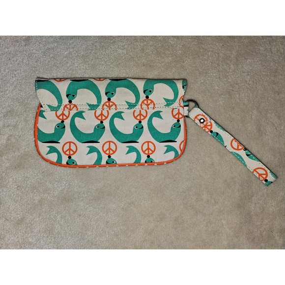 24 Bungalow canvas wristlet, nwot - Picture 2 of 3